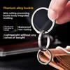 Simple Keychain Buckle Stylish Split Keychain Ring Portable Carabiner Keychain  Connecting Clasps
