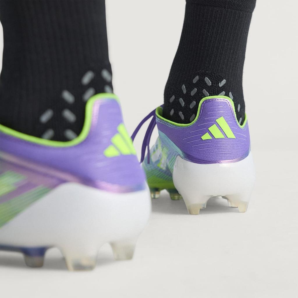 adidas F50 Elite Firm Ground Boots JH7615 Unisex Performance Sports Shoes Purple Rush / Cloud White / Lucid Lemon