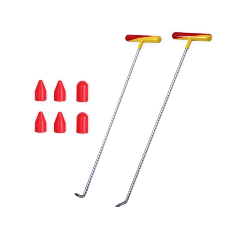 Multifunction Dent Repair Pry Rod Easy To Handle Car Dent Repair Levers Simple To Use for Rental Fleets & Used Car Dealers