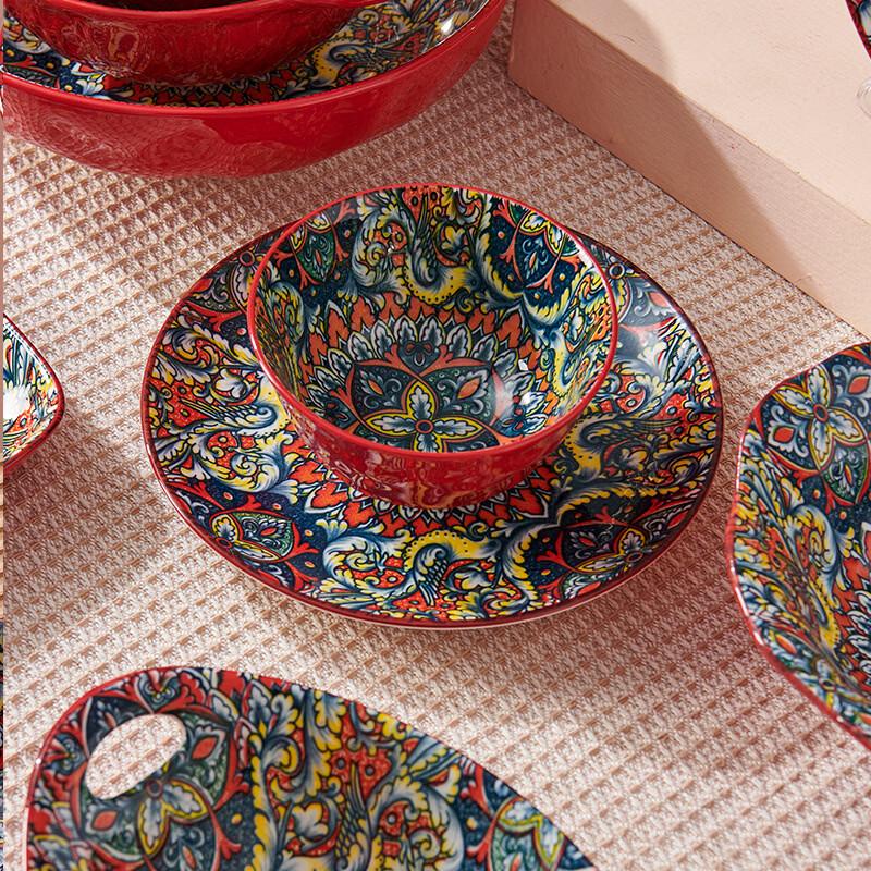 Bohemian Ceramic Dinnerware Set