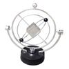 Electronic Perpetual Motion Toy Metal Plastic Silver Square Perpetual Motion Machine Toy Desk Decoration