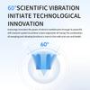Electric Toothbrush Sonic Cleaning Dental Care Rechargeable Electric Toothbrush with 6 Standard Brush Heads