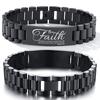 Vnox Assorted Bible Verse Bracelets for Men,Engraved Religious Scripture Quote Wristband,Faith Prayer Christian ID Bracelet Gift