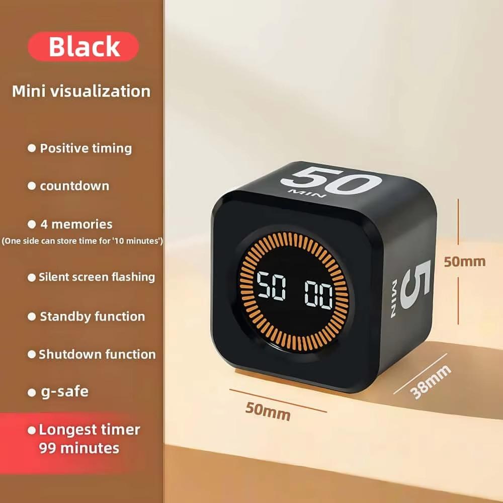 Gravity Sensor Visual Timer Digital Display Kitchen Cooking Timer  For Kitchen Cooking Study