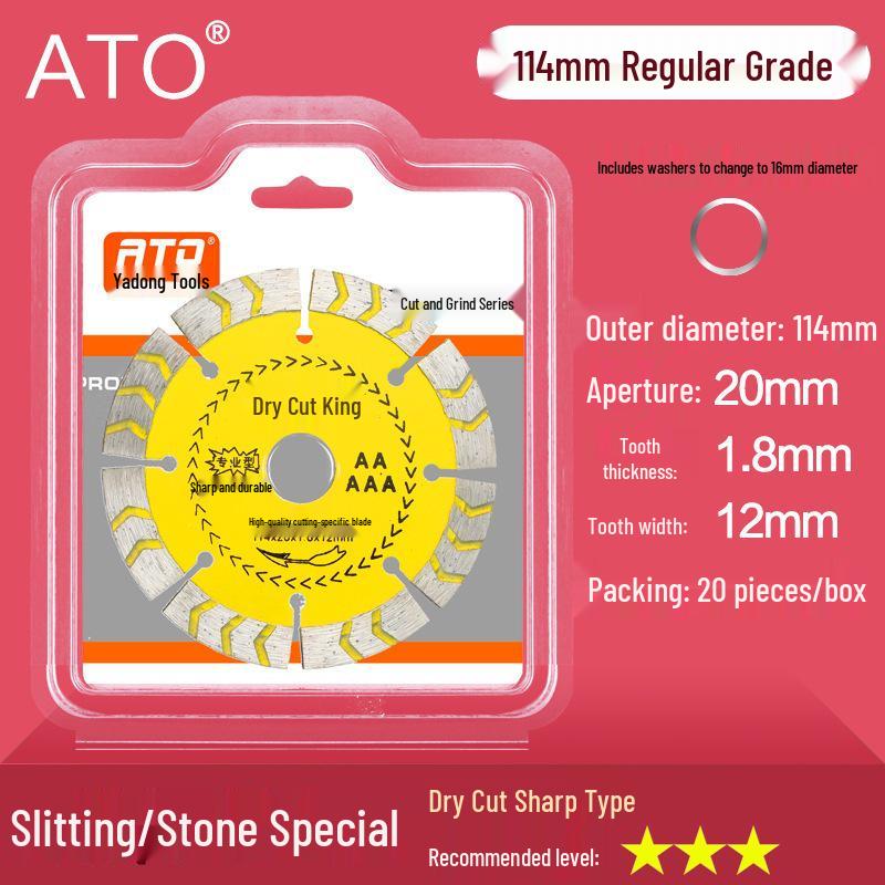 Diamond Saw Blade 114mm, 105mm Tile Cutter, Concrete Groove, Ceramic & Marble Specialty Blade