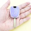 Silver Edge 2 Button Auto Key Case Cover Shell Fob Holder For Citroen C2 C3 C4 Berlingo Xsara For Toyota Aygo For Peugeot 107 206 307 207 408