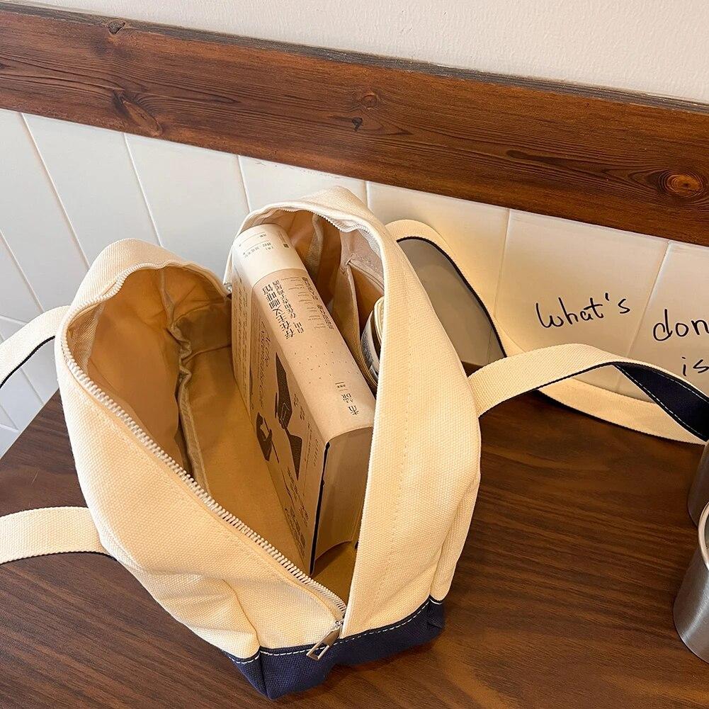 Damska torba typu tote Casual Canvas Duża pojemność Damskie torebki Projektant liter Torby na ramię pod pachami Luksusowa duża torba na zakupy Dziewczęcy prezent