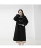 Women's Retro Toggle Wool Coat: Mid-Length Korean Preppy Style, Thickened for Autumn & Winter 2023
