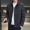 Lapel Jacket Men's Spring and Autumn 2025 New Trend Casual Thin Executive Jacket Men's Spring Clothes