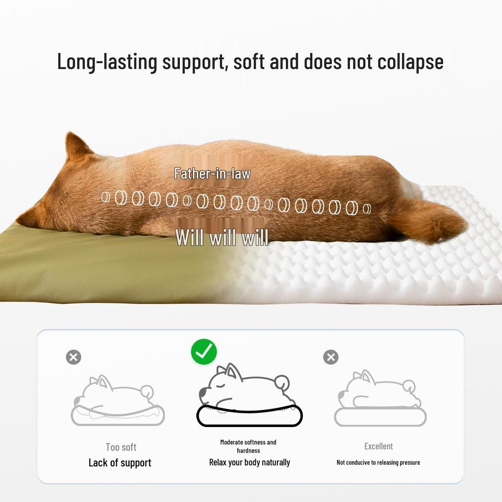 Universal All-Season Dog Sofa Bed & Neck Protector for Medium to Large Breeds