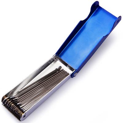 Gitarren-Sattel-Schlitzfeilen Sägeblätter Schlitzfeilen-Set Tragbare DIY-Gitarrenreparaturwerkzeuge Stahl Saitenhalter-Ersatzwerkzeuge Zubehör