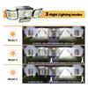 288/278LED Outdoor Solar Lights 4 Heads Adjustable Motion Sensor Wall Lamp IP65 Waterproof Garden Outdoor Lighting Wall Lights