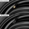 Senzeal 4PCS Crown Car Tire Valve Stem Caps Aluminum Alloy Air Caps Cover Dust Proof Tire Wheel Stem Caps Stem Covers Universal for Cars Bicycle
