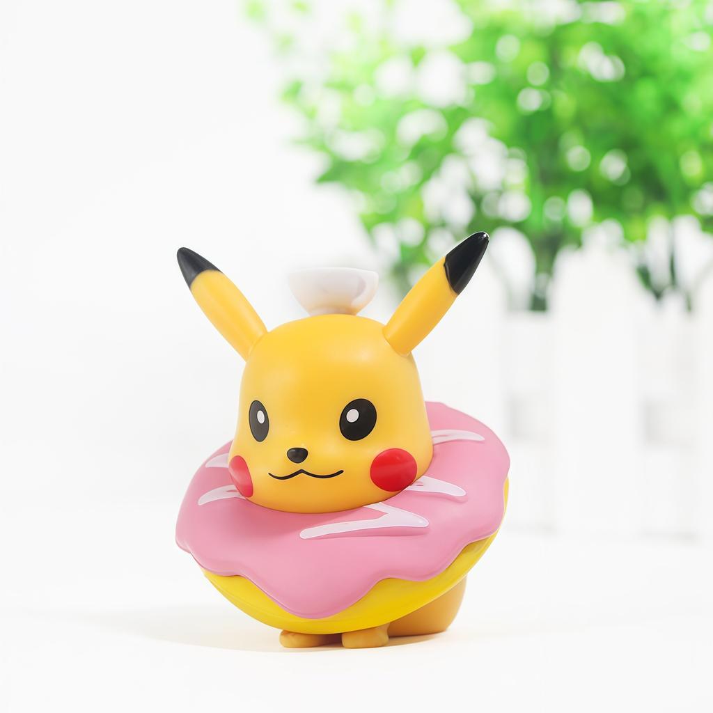 7Pcs/Set Pokemon Anime Pikachu Figure Toys Dessert Serise Ornaments Pikachu Action Figure Toy For Children Birthday Gifts