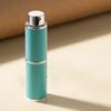 8 Ml Refillable Perfume Atomizer Mini High-end Leather Empty Spray Bottle Liner Glass Rotary Press Type Liquid Container Gift