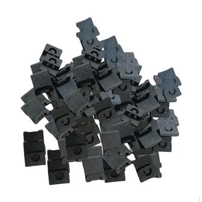 100x Picture Frame Hangers No Nail Iron Hardware Framing Fitting Clips Back Plate for Crafts