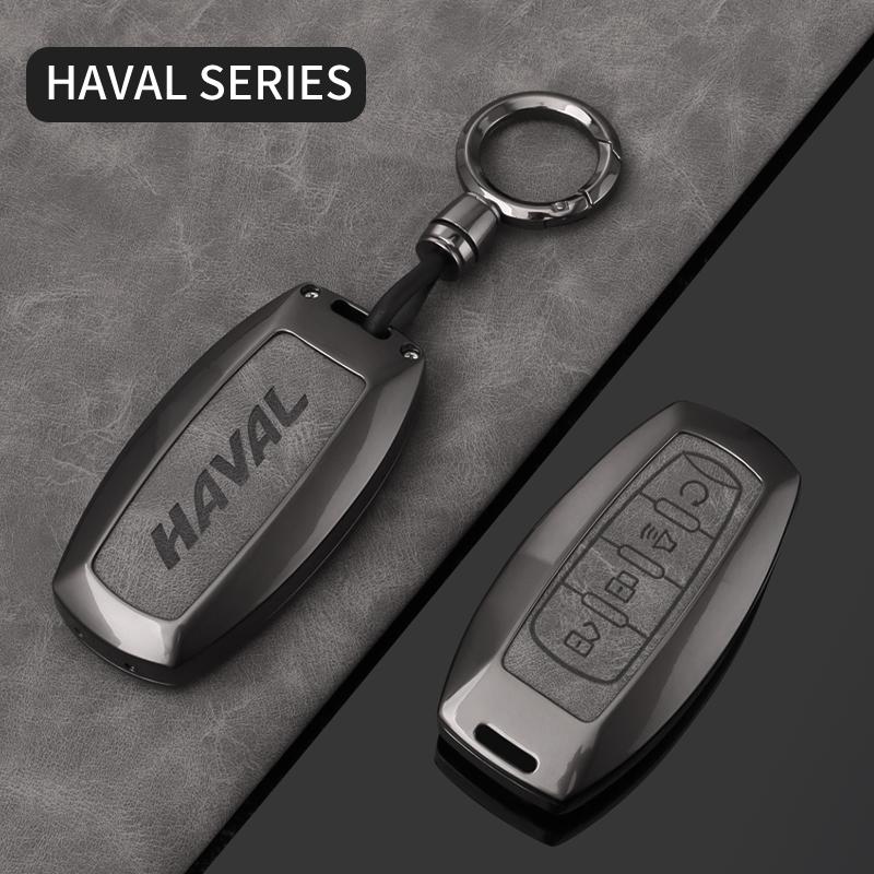 Great Wall Haval Jolion 2022 H6 H7 H4 H9 F5 F7 F7X F7H7X F7H2S GMW Dargo Car Zinc Alloy Key Cover Keychain Interior Accessories