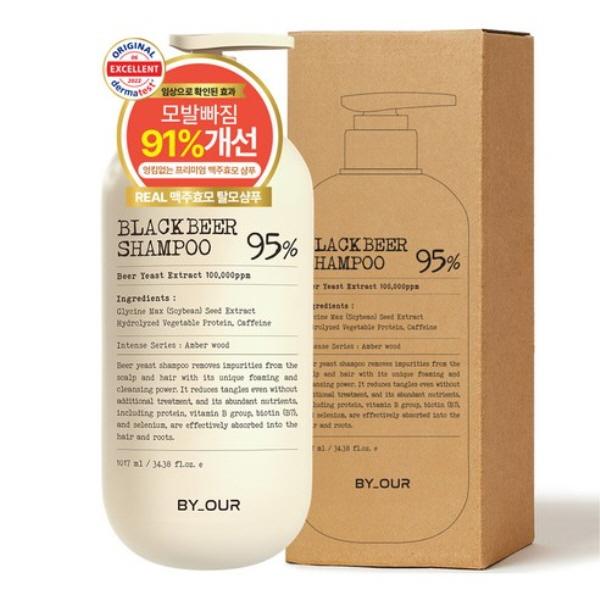 

BYOUR Black Beer Yeast Shampoo Amberwood Scent – 1.017 L 1.017L