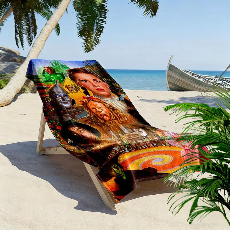 Fantasy Magic Adventure beach towel beach Portable for travel seaside quick-drying swim towel swim Comfort Fashion printing beach