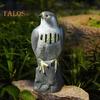 Horned Eagle Decoy Bird Scarecrow Eagle Figurine Garden Protector Natural Enemy Pest Deterrent Scarecrow for Gardens Patios Porches Balconies