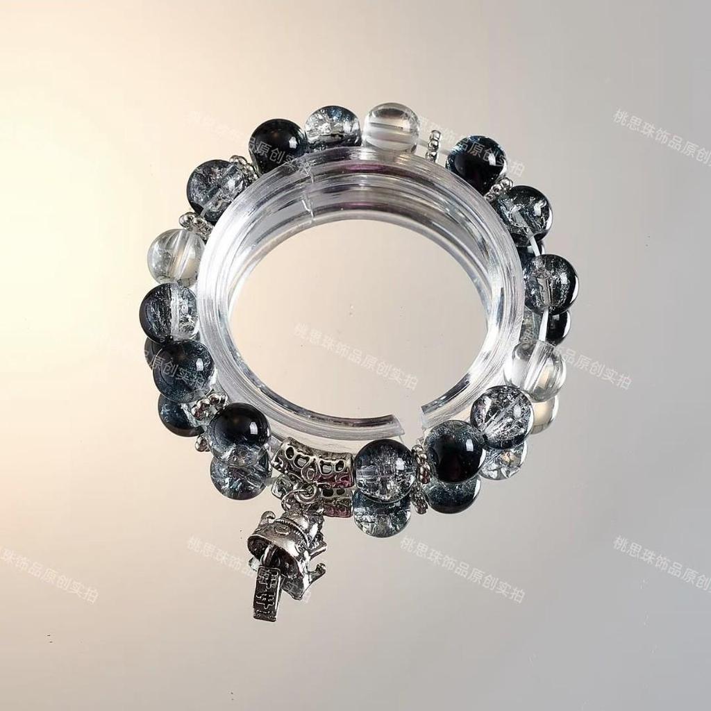 Retro Chinesische Tinte Perlenarmband - Dark Trend Geschenk für Männer