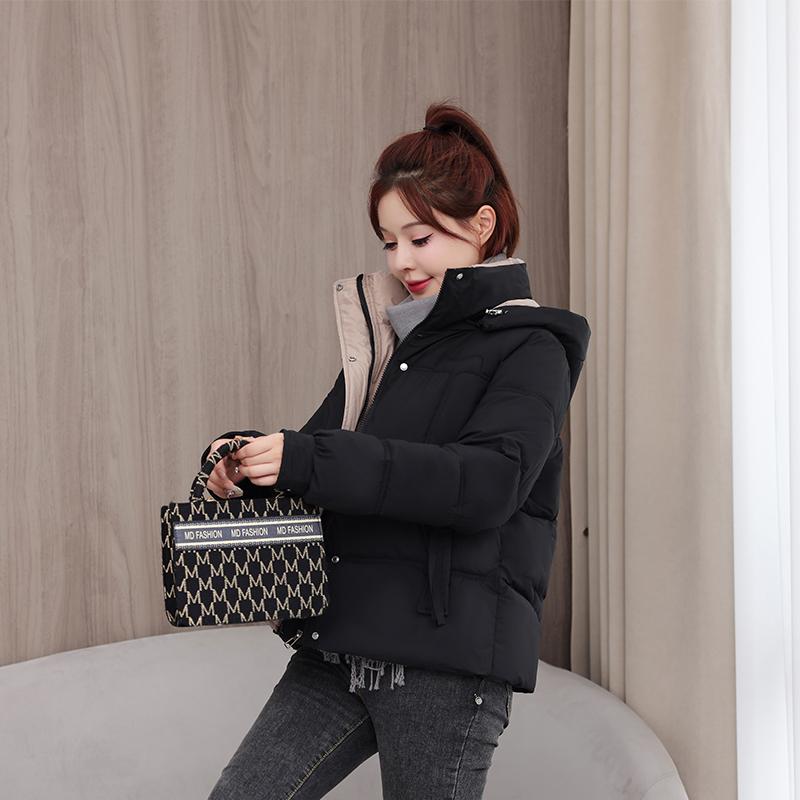 Autumn Winter Thicken Warm Parka Women Casual Sweety Solid Color Big Pocket Loose Long Hooded Coat Jackets Outwear