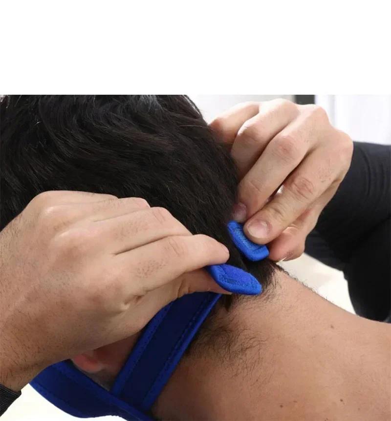 Adjustable Neoprene Anti Snoring Strap Chin Support Sleep Aid Comfortable Nighttime Snoring Relief Mouth Guard