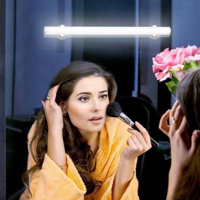 Portable LED Mirror Light Vanity Lights Touch Control Rechargeable Cordless Makeup Light for Mirror