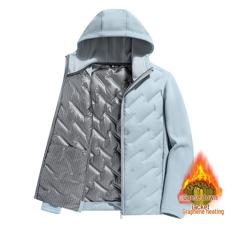 Unisex Lightweight Hooded Down Jacket - 2025 Autumn Collection XXXL