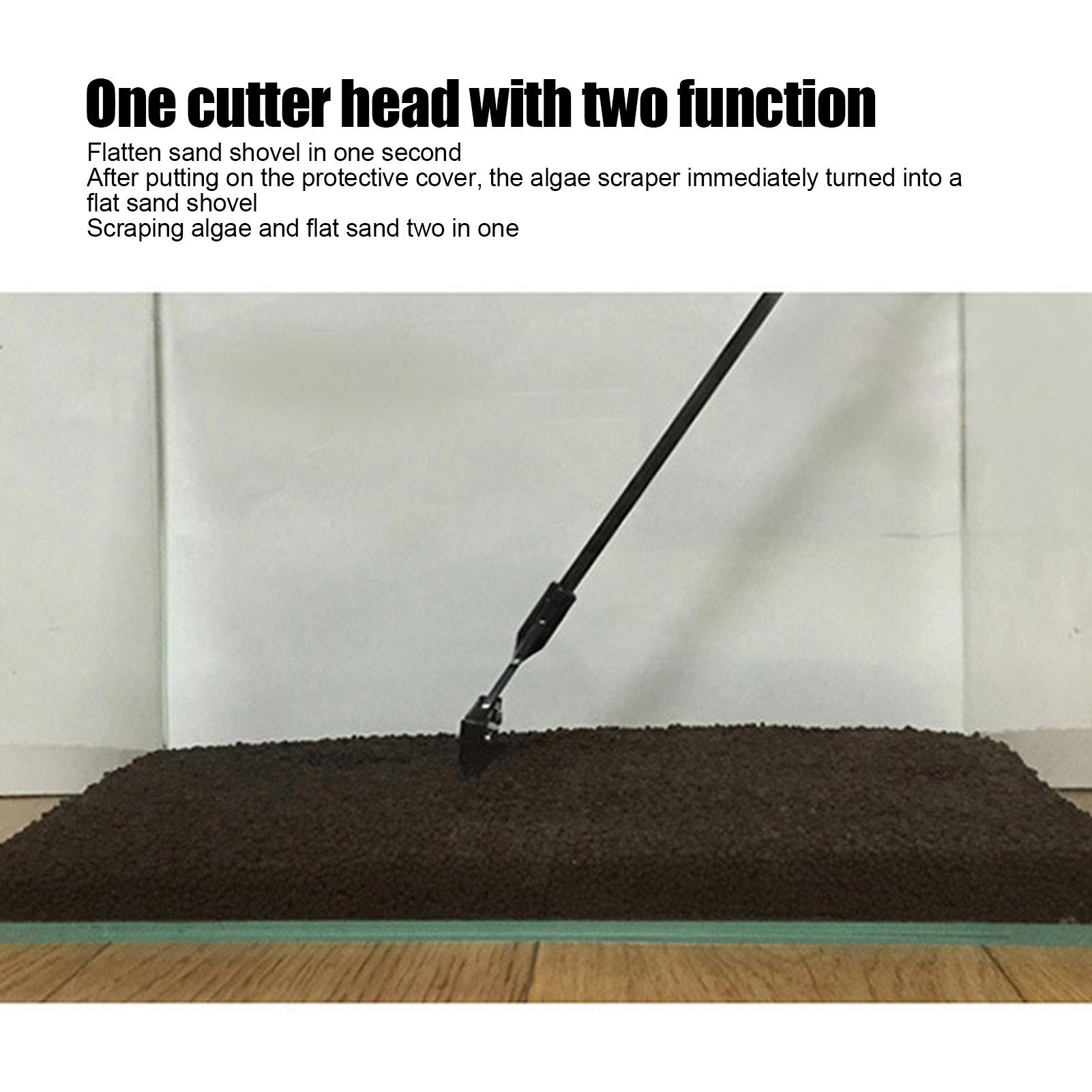 Aquarium Plastic Algae Scraper Glass Cleaner Fish   Scraper Cleaning Tool Accessory