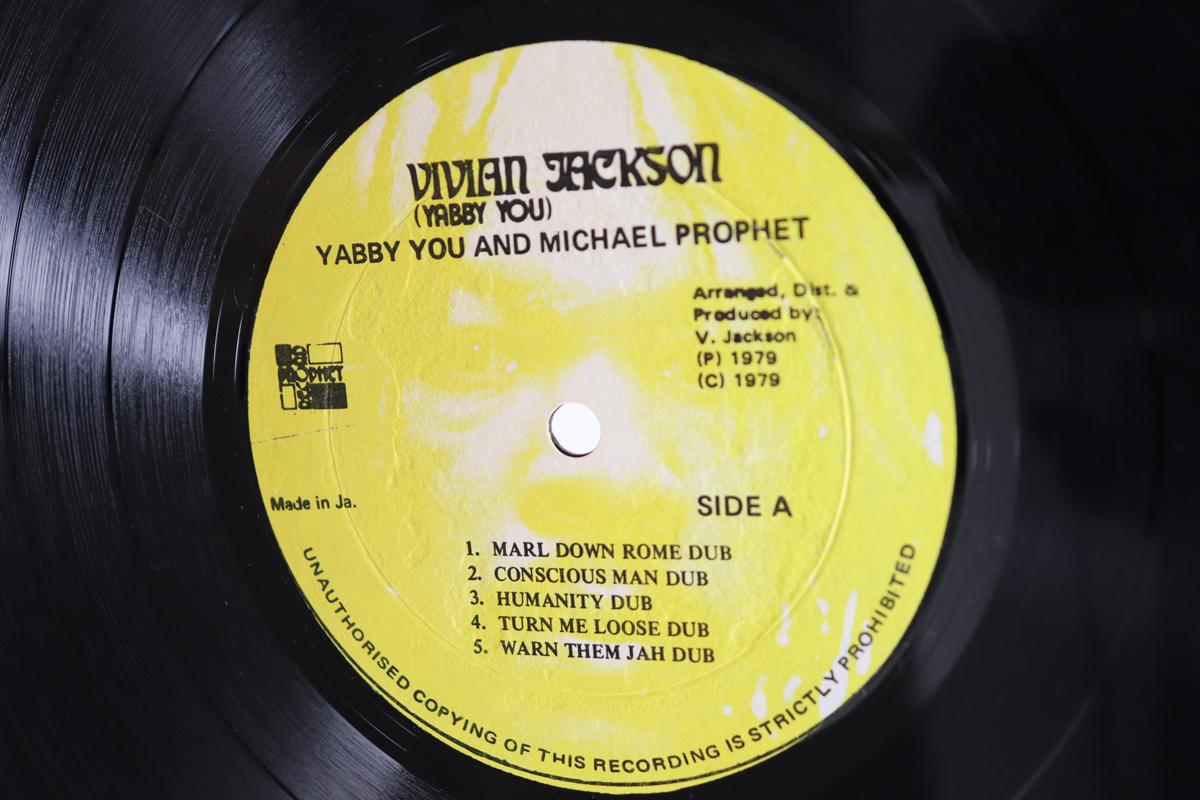 

LP Record YABBY YOU MICHAEL PROPHET Vocal Dub NONE VIVIAN JACKSON 1979 Jamaica Reggae Ska Dub Used