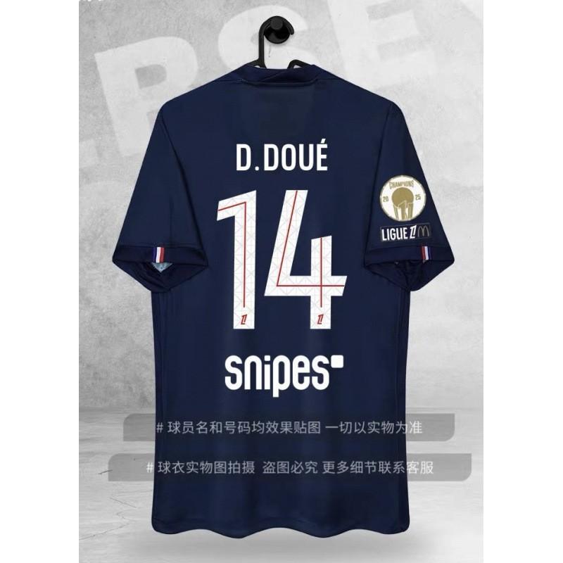2526 Atletico Madrid Paris Home Jersey Alvarez Gretzman Dembele Dueneves Football S