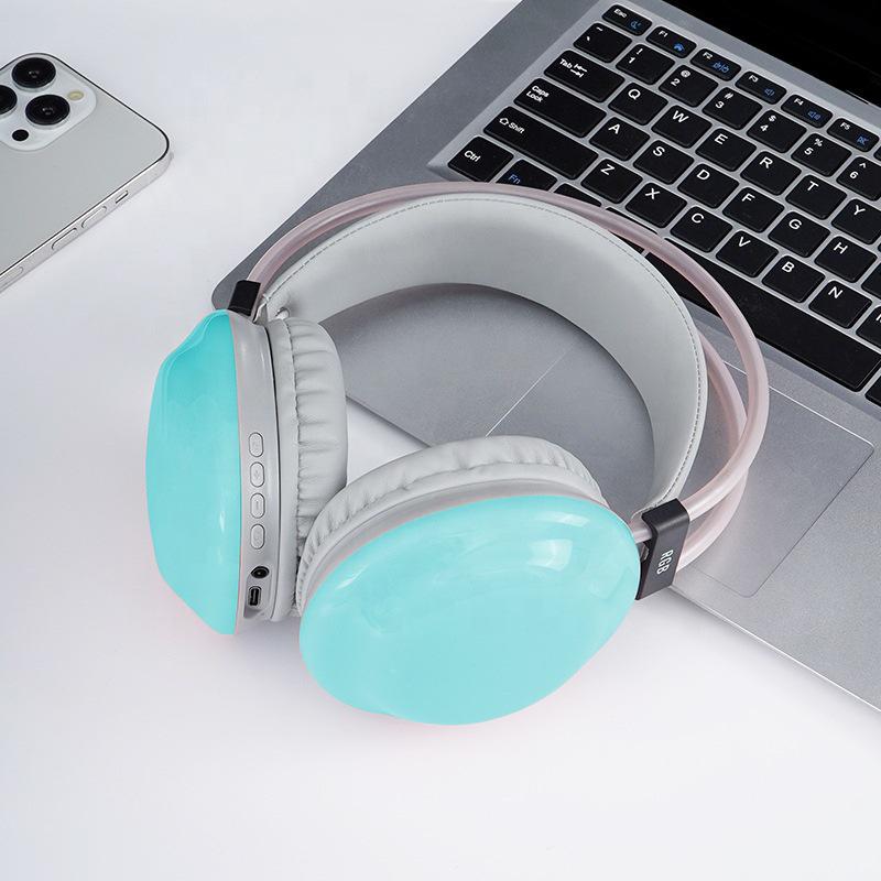 New Luminous Over-Ear Bluetooth Gaming Headset with Ultra-Long Battery Life and Noise Reduction