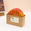 PU Jam Wood Ring Croissant Bread Model - Food Decoration Prop for Dessert Displays
