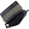 Handsome Men's Clutch Bag Made of Genuine Combined Leather CANPELLINI 21564 Black