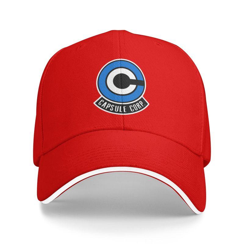 Capsule Corp Print Baseball Cap Daily Casual Sandwich Cap Unisex Sun Protection Bucket Hats Snapback Hat Dad Hats Casquette