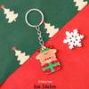 Original Christmas Reindeer Acrylic Keychain - Holiday Bag Decoration & Small Gift Keyring