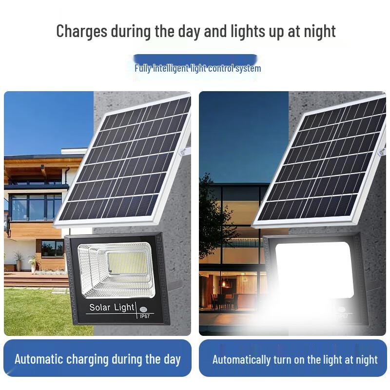 High-Brightness Outdoor Solar Wall Light