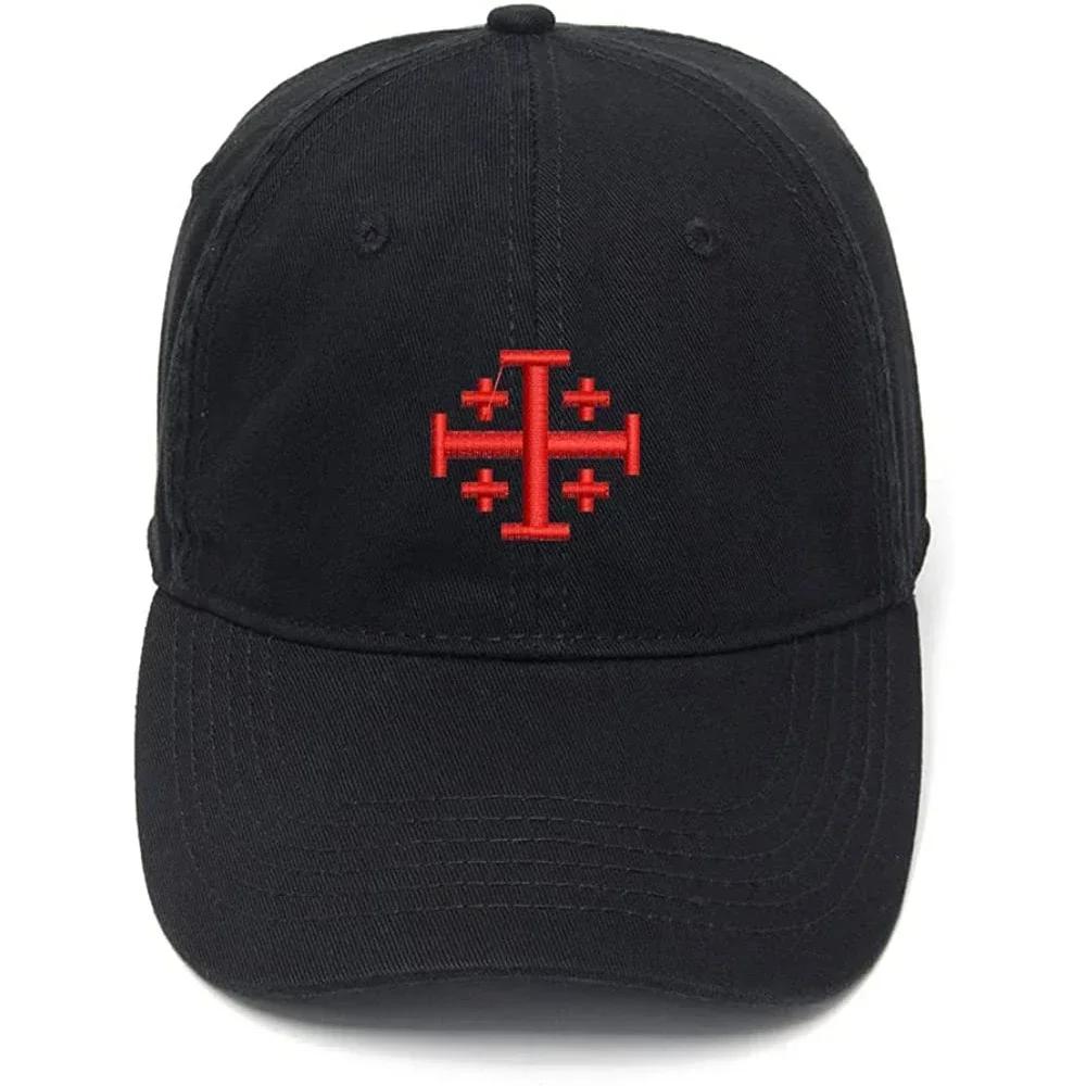 Lyprerazy Unisex's Baseball Cap Cross God Jesus Christian Embroidery Hat Cotton Embroidered Casual Baseball Caps