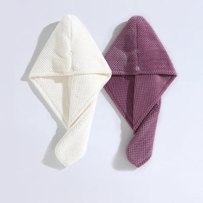 Women Hair Drying Hat Quick-dry Microfiber Hair Towel Cap Hat Bath Thicker Shower Long Curly Hair Cap