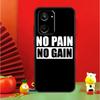 No Pain No Gain Gym For Realme 15 Pro GT7 GT6 10 11 12 13 14 Pro Plus C67 C63 C61 C55 C51 C53 C35 C75 C65 Case