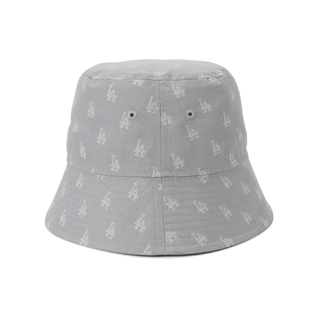 New Era Bucket Hat MLB Monogram Jacquard LA Dodgers Grey/White BUCKET01 Unisex M/L 59cm