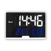 Simple Narrow Frame LED Electronic Clock Photosensitive Bedside Alarm Clock Large Screen Temperature Week Multifunction Clock 6627
