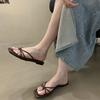 Summer Beach Flip Flop Women's Flats Slippers Comfort Slip On Slides Casual Dress Street Style Shoes