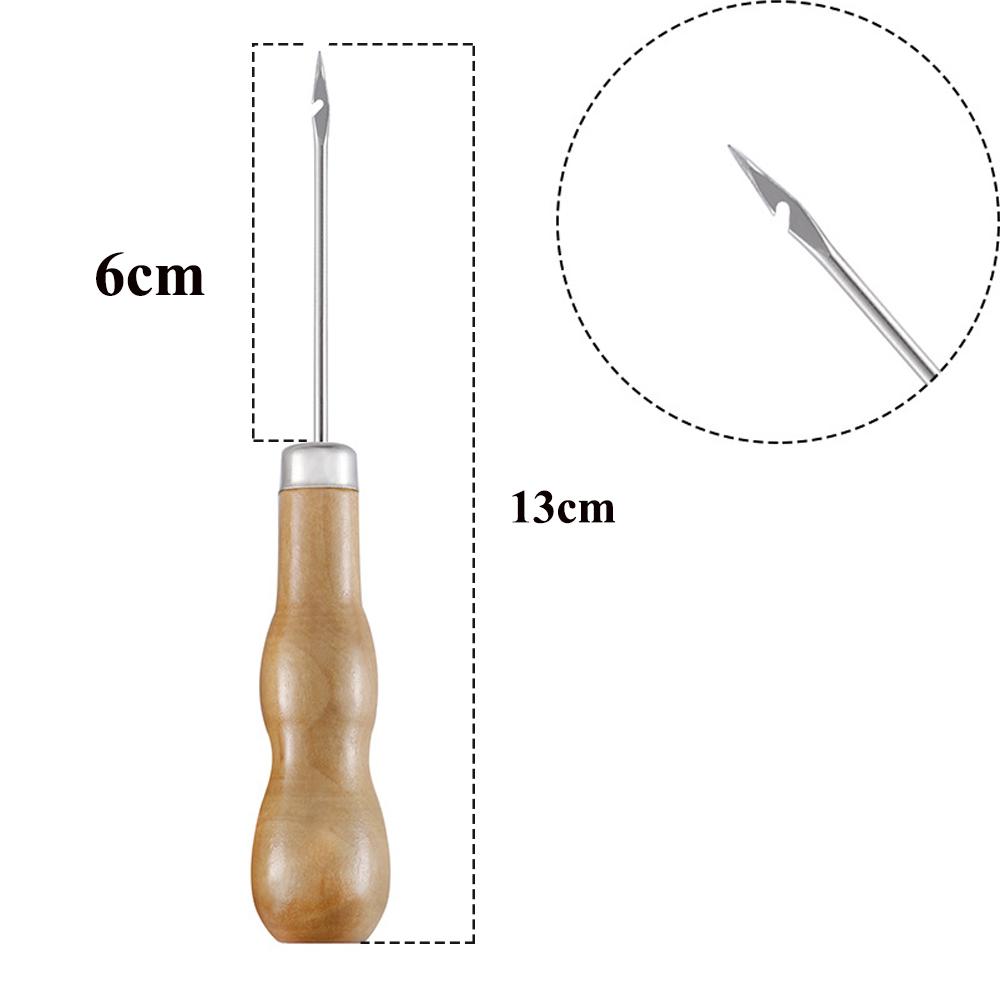 DIY Candle Making Punch Tool Round Hole Cone Crochet Hand Drill for Silicon Mold Practical Gadget Punching Candle Auxiliary Tool