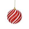 8CM Weihnachtsbaum Hängeornament: Bunter Schaumstoffball mit Glitzer
