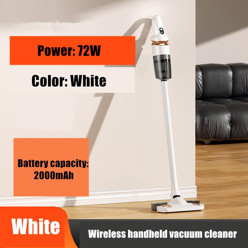 

Бездротовий пилосос Побутовий Суперпотужне всмоктування Підлоговий пилосос і мийка Все-в-одному Ручний пилосос білий