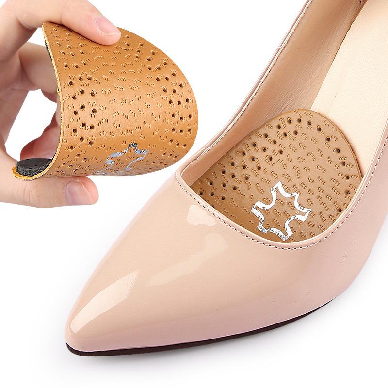 Latex Cowhide Shock-Absorbing Forefoot Pads for Men & Women - Anti-Wear, Thickened, Ideal for Sports & High Heels
