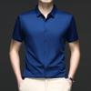 Men's Summer Ice Silk Non-Iron Short-Sleeve Business Shirt
