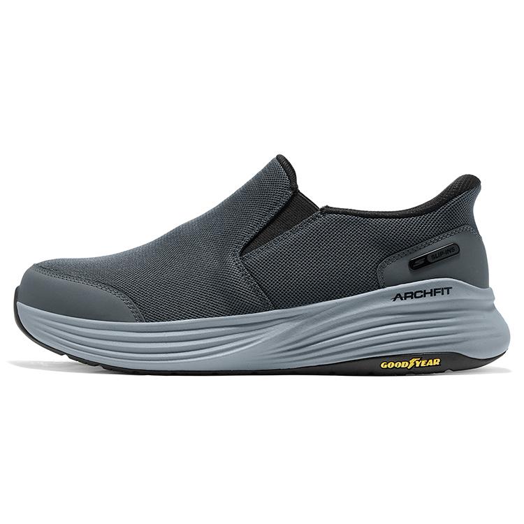 Skechers Go Walk Stability 2.0 Слипоны Flash Обувь Удобная Нескользящая Дышащая Поддержка Низкие Повседневные Кроссовки Мужские Кроссовки Угольный 217000-CCBK 39.5